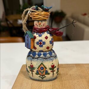 Jim Shore festive snowman